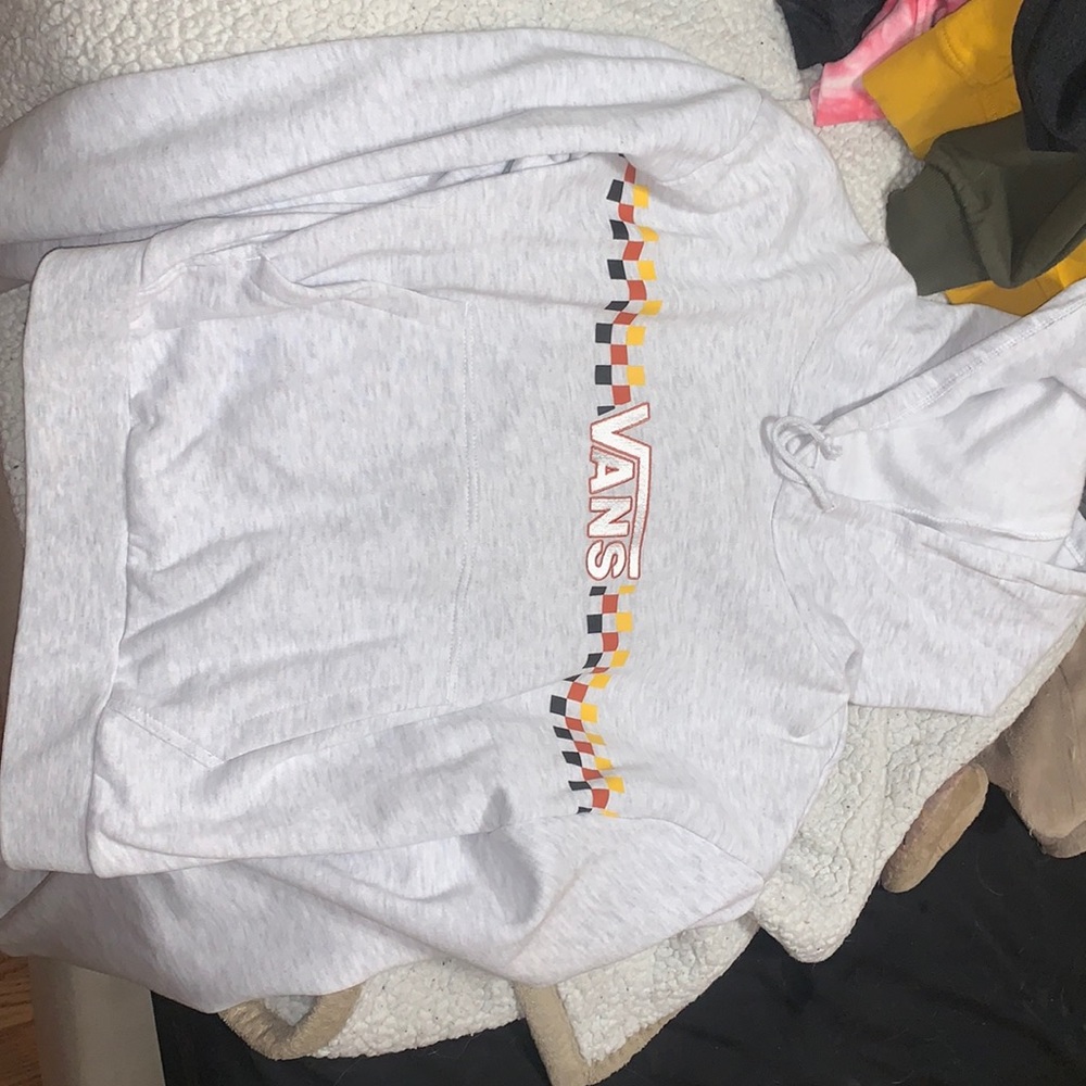 NWOT super soft Vans crop hoodie